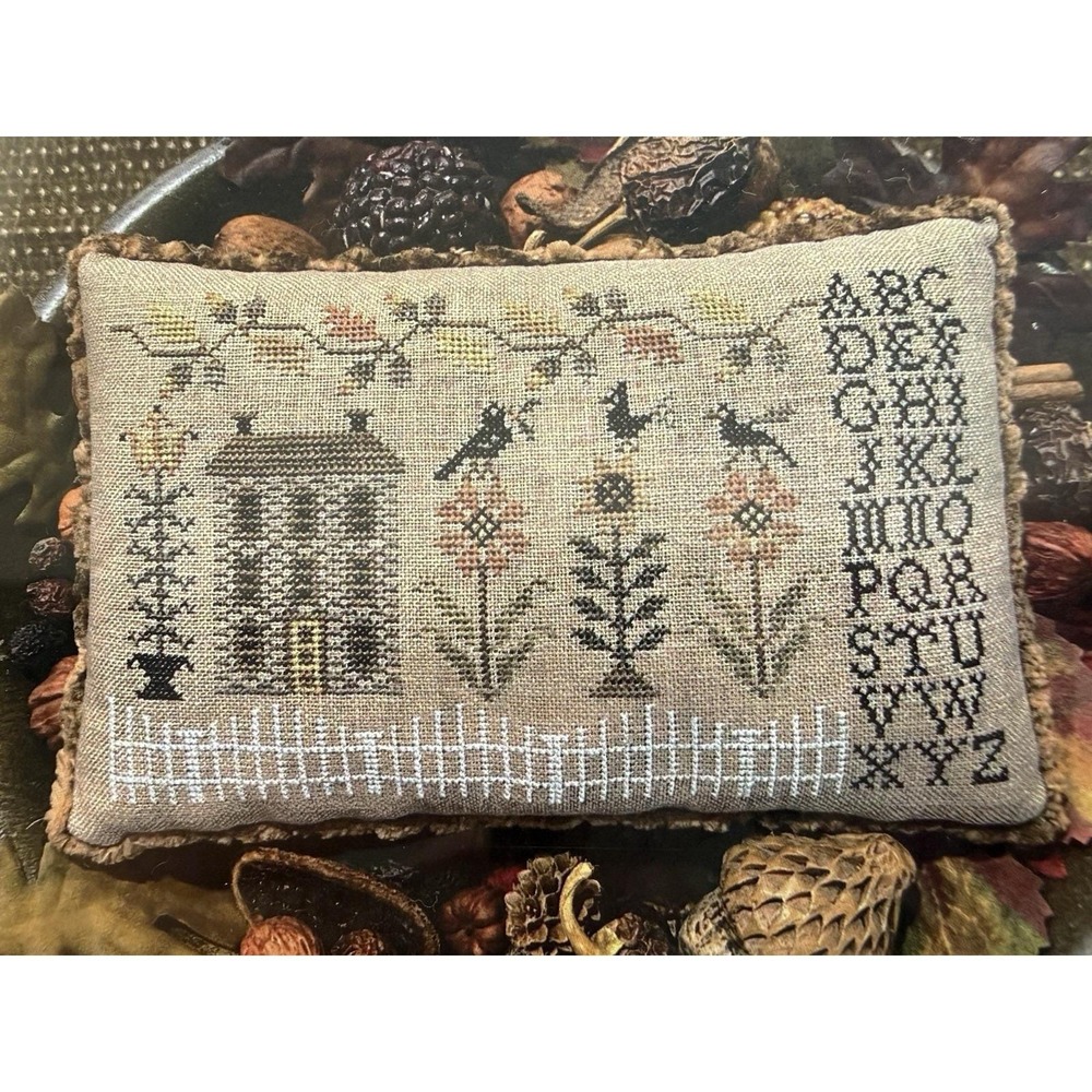 The Scarlett House AUTUMN GARDEN Cross Stitch KIT ~ COF Club Exclusive Design